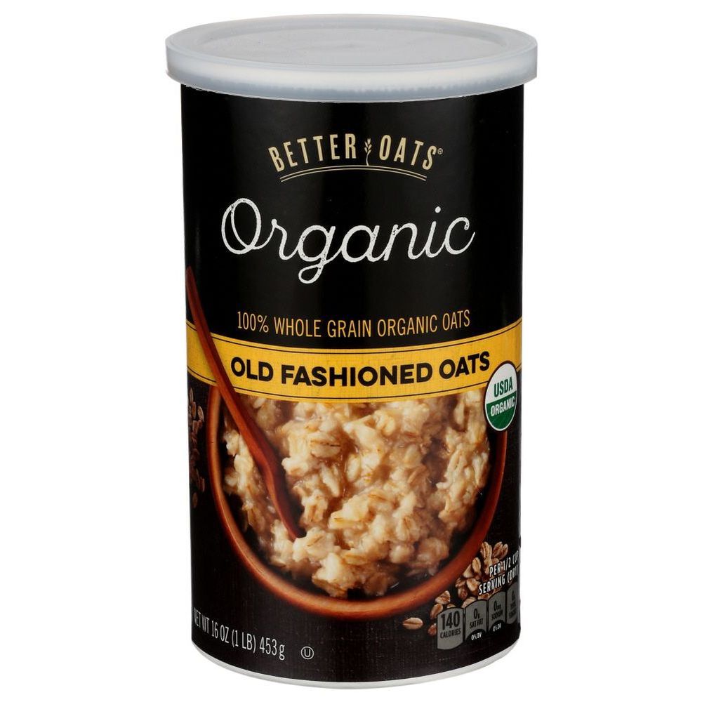 Better Oats Organic Whole Grain Old Fashioned Oats, 16 Ounce -- 12 Per Case