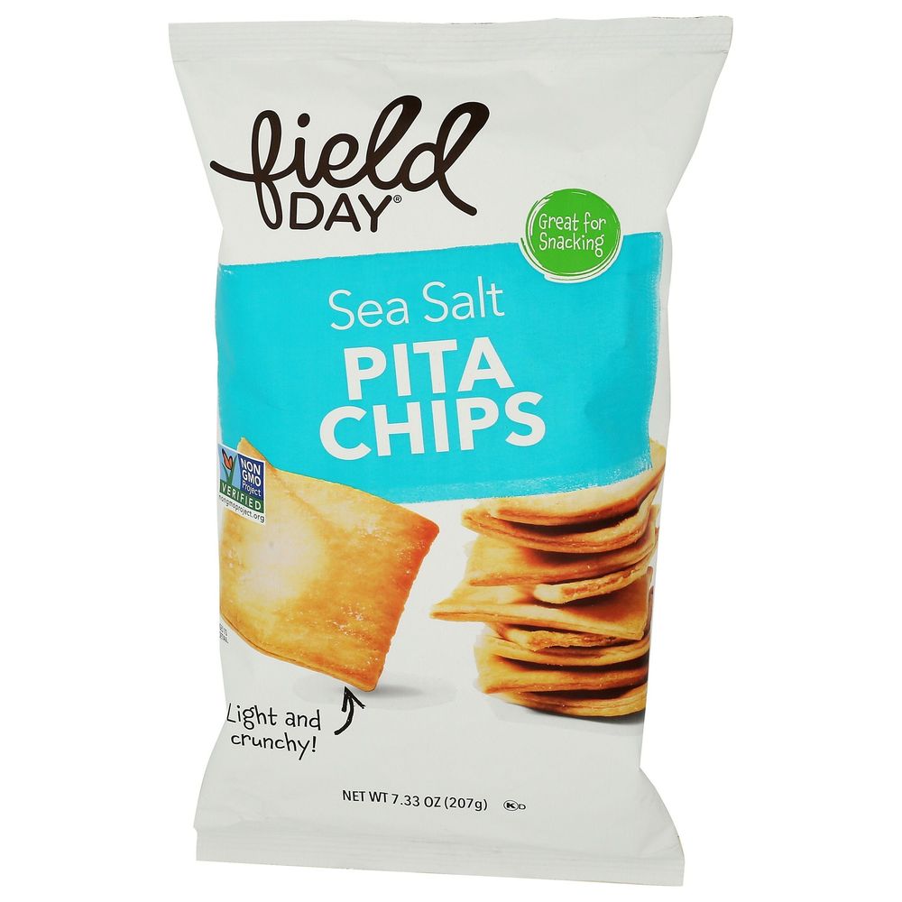 Field Day Sea Salt Pita Chips, 7.33 Ounce -- 12 Per Case