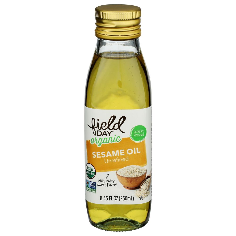 Field Day Organic Unrefined Sesame Oil, 8.45 Fluid Ounce -- 6 Per Case