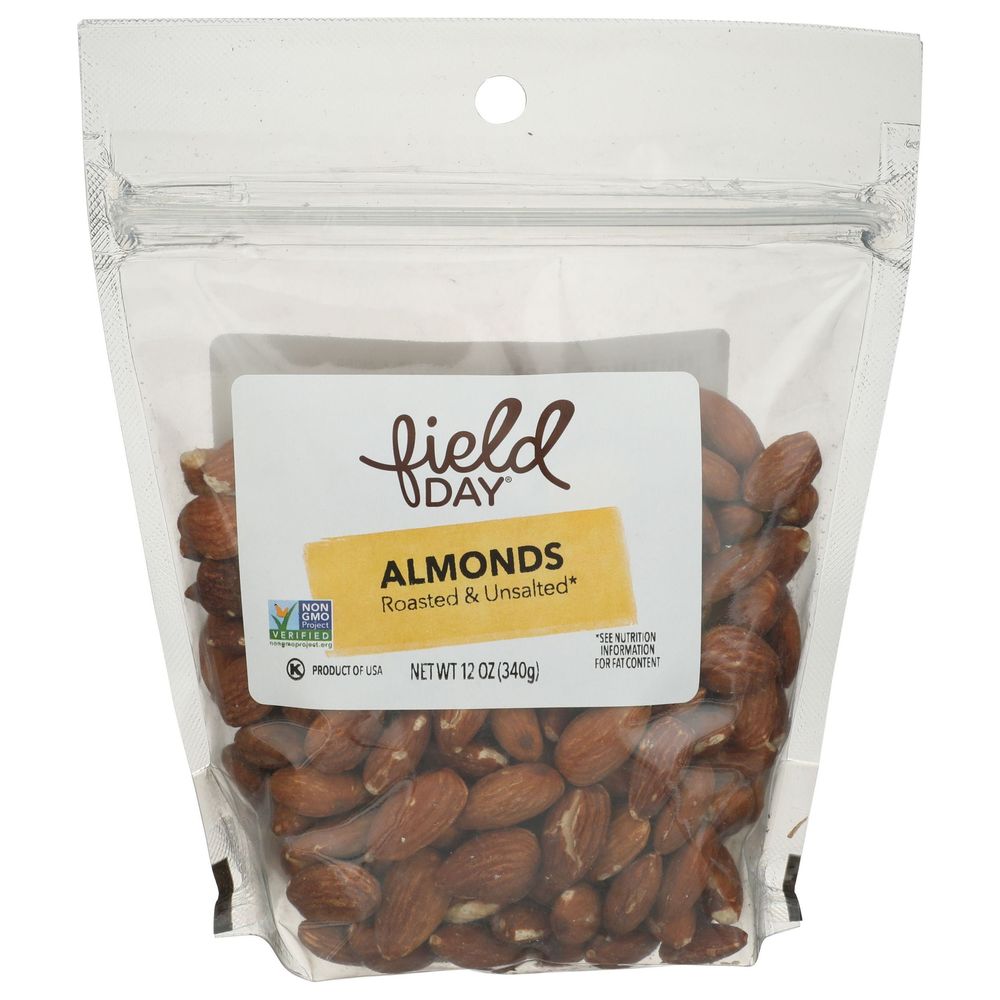 Roasted and Unsalted Almonds