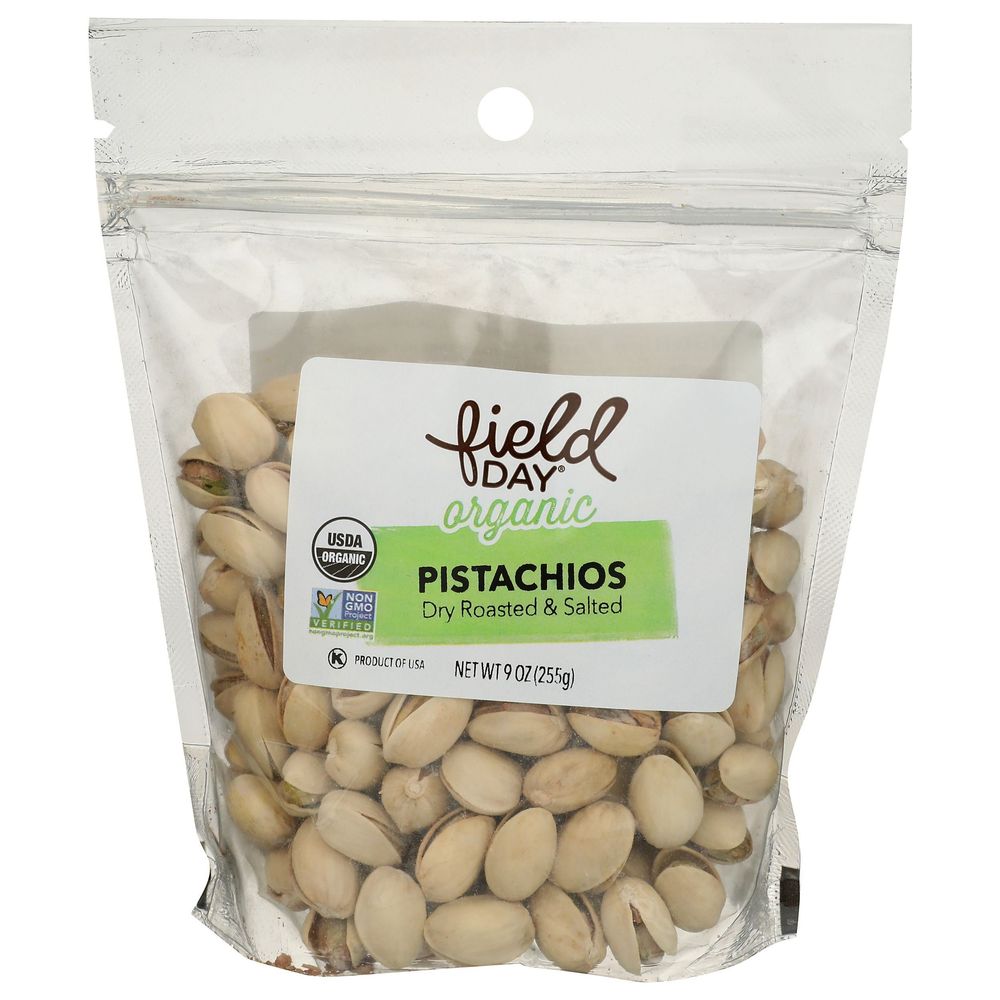 Organic Roasted and Salted Pistachios