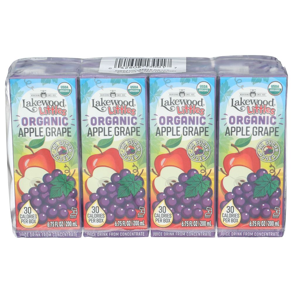 Littles Organic Apple Grape Juice Drink