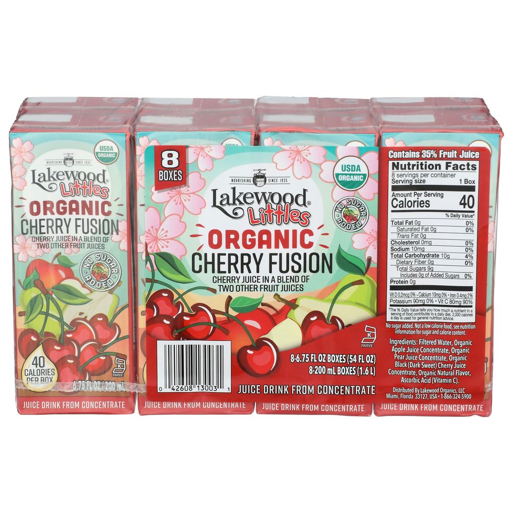 Littles Organic Cherry Fusion Juice Drink