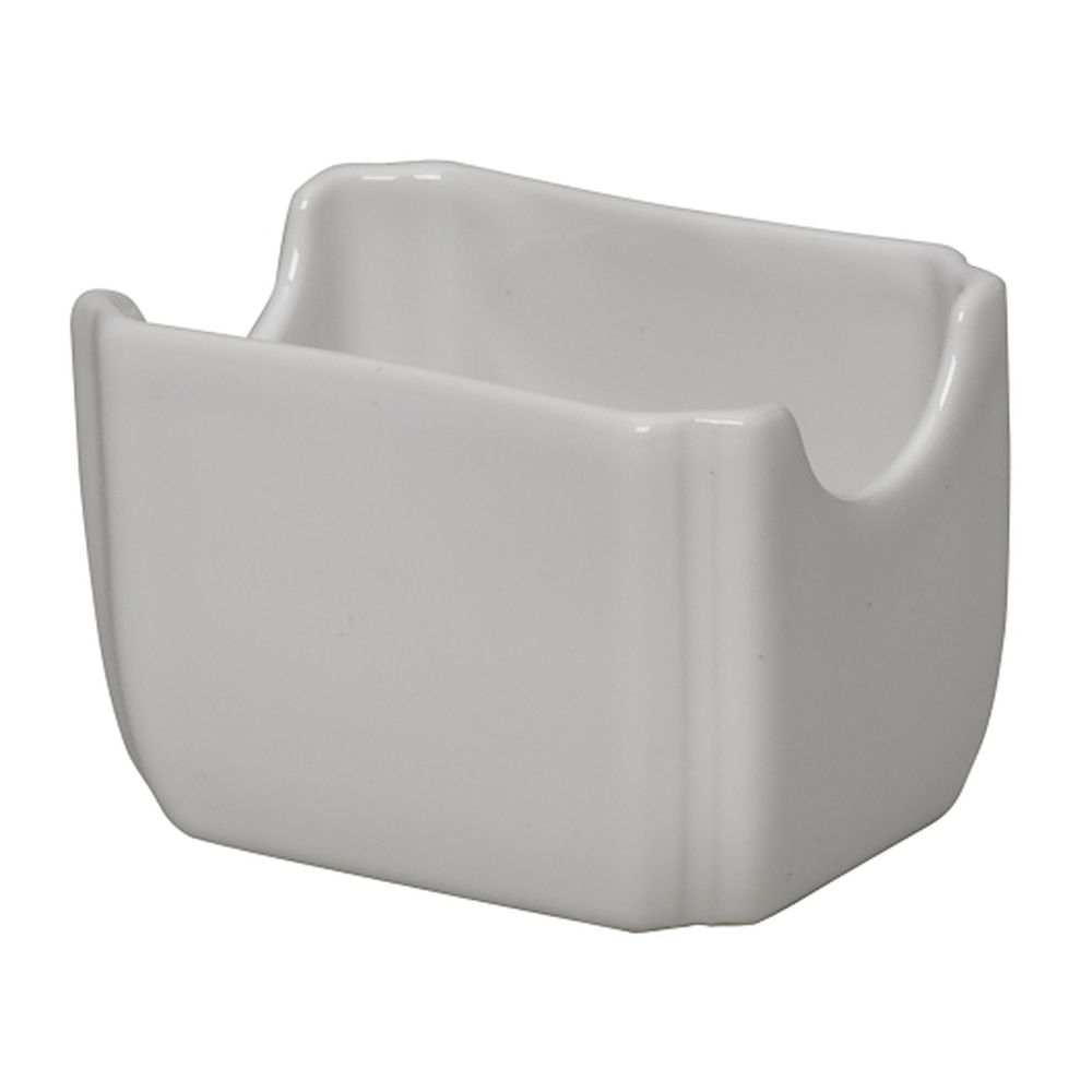 Fiesta 3.5 X 2.625 X 2.25 Inch White Sugar Caddy, 12 Count