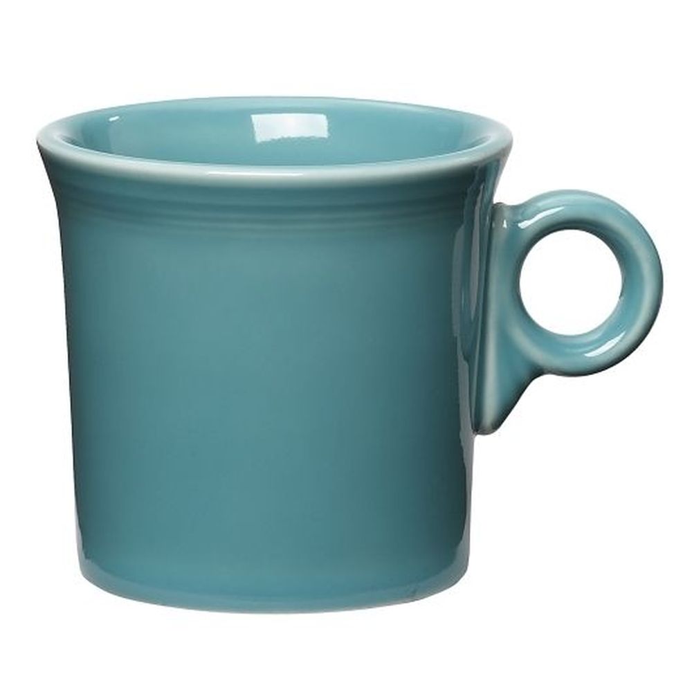 Turquois 10 1/4 Ounce Classic Ring Handle Mug