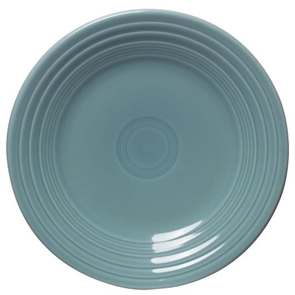 Fiesta 9 X 1 1/8 Inch Classic Rim Turquoise Luncheon Plate, 12 Count