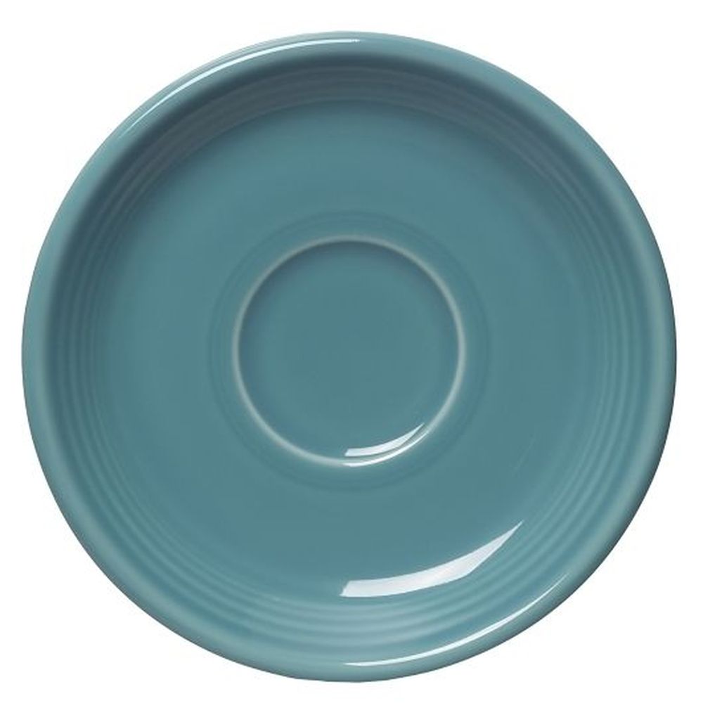 5 7/8 x 7/8 inch Classic Rim Turquois Saucer