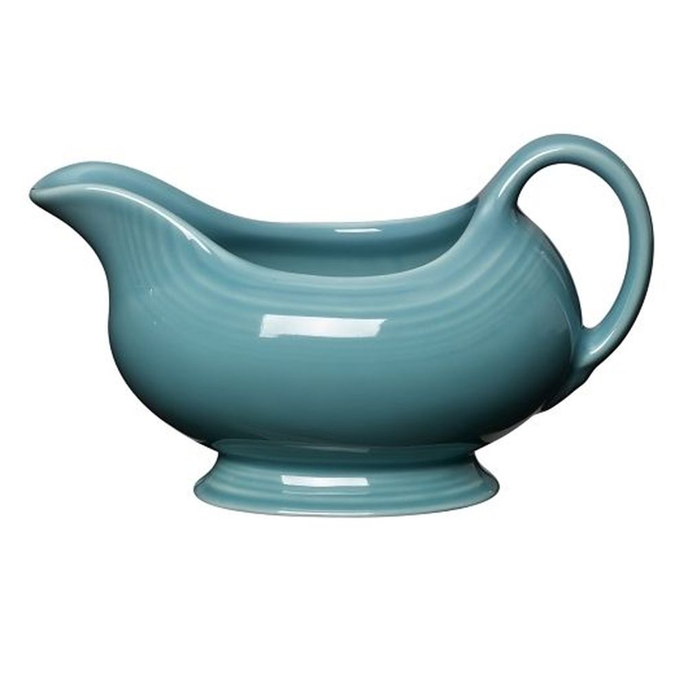 Fiesta 18.5 Ounce Turquois Gravy Sauceboat, 4 Count