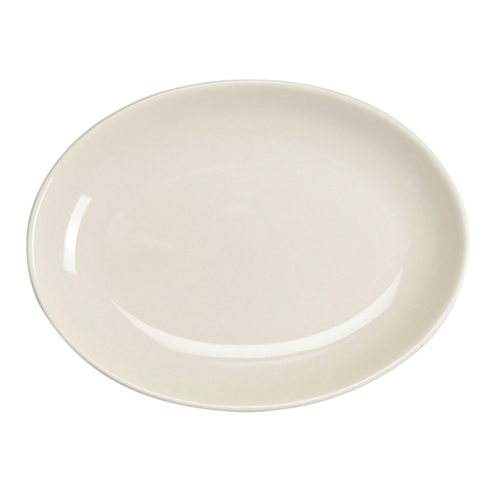 Homer Laughlin Empire 11.5 X 8.625 Inch Ivory Oval Platter, 12 Count