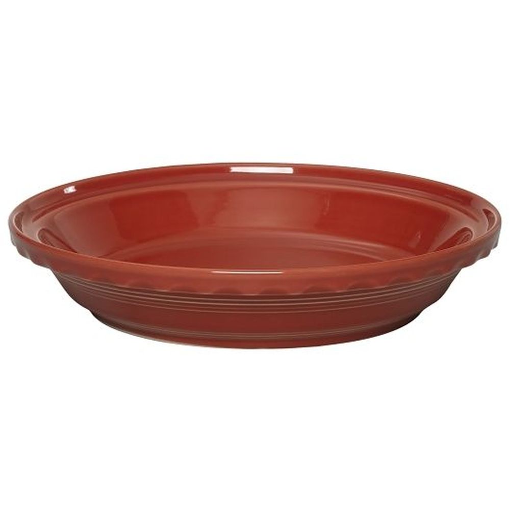 Fiesta 44 Ounce Scarlet Deep Dish Pie Baker, 4 Count