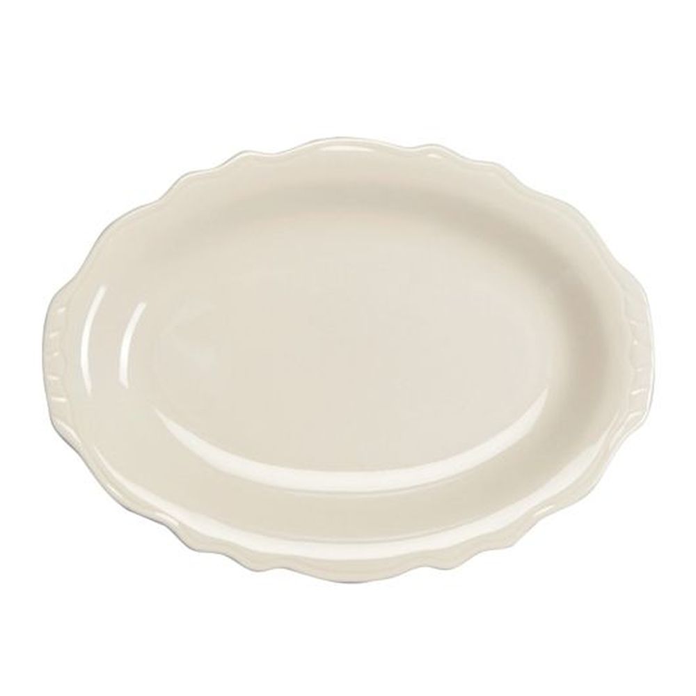 Homer Laughlin Carolyn 12 5/8 Inch Oval Platter, 12 Count