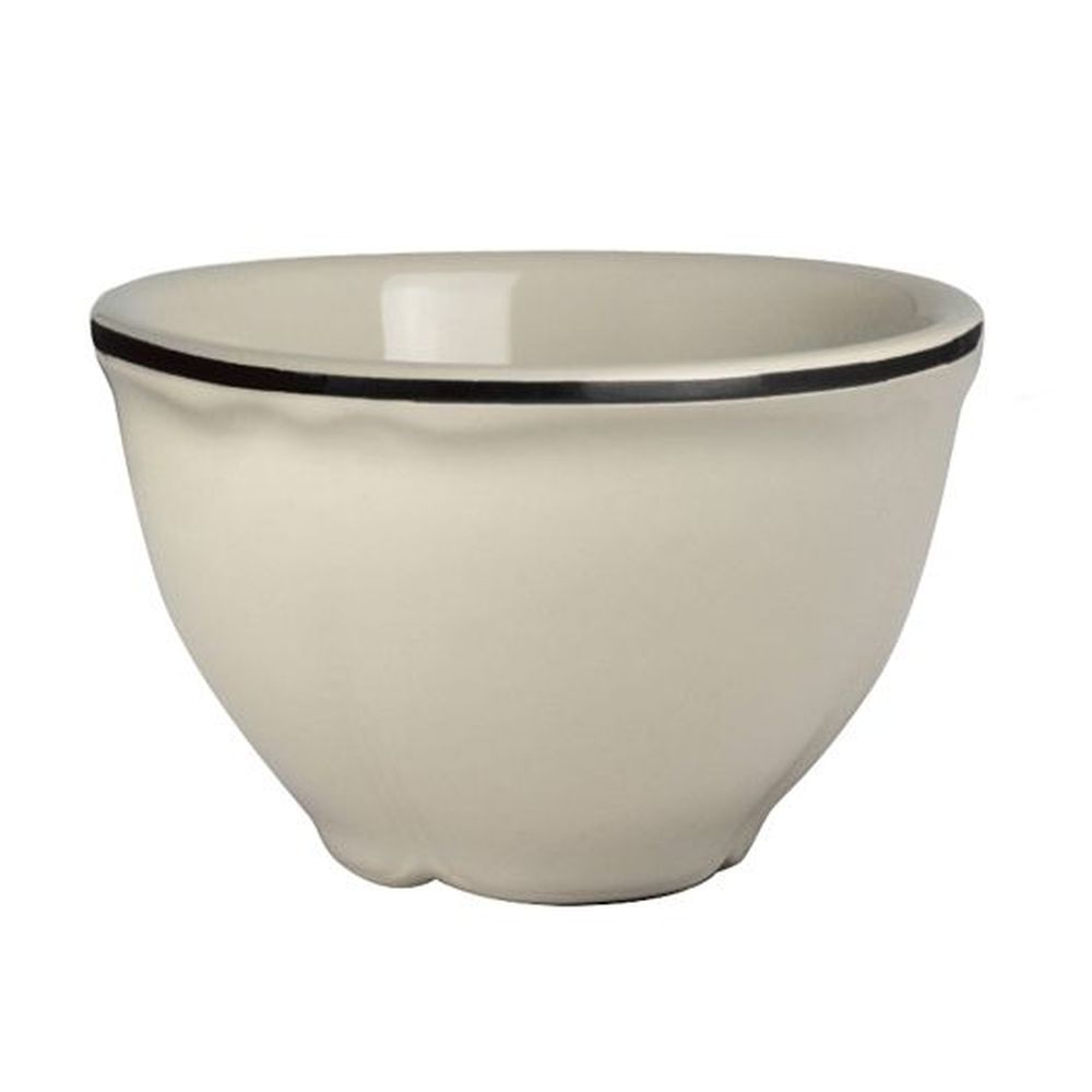 Styleline Black China 7.25 Ounce Bouillon Cup, 36 count