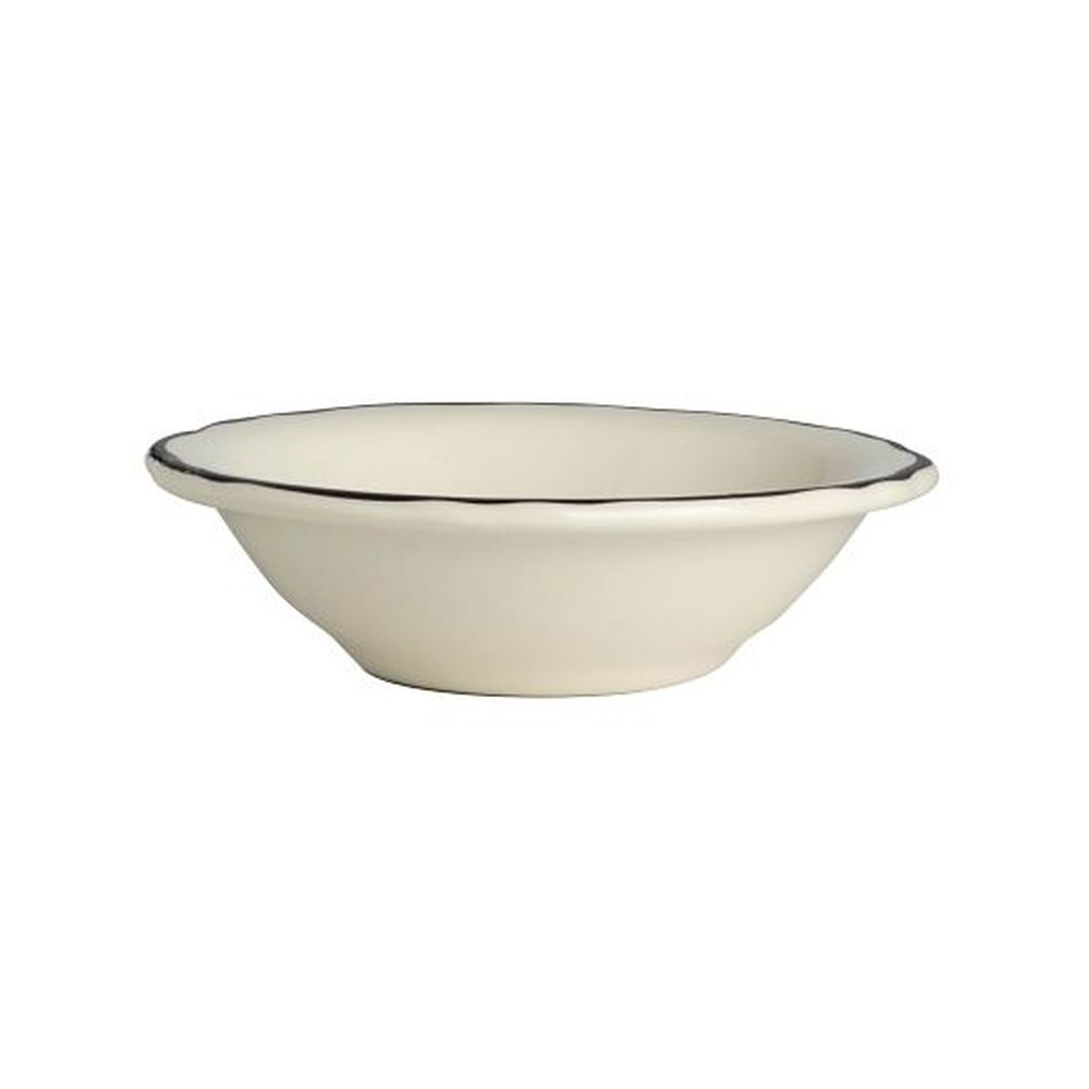 Styleline Black China 5.25 Ounce Fruit Bowl, 36 count
