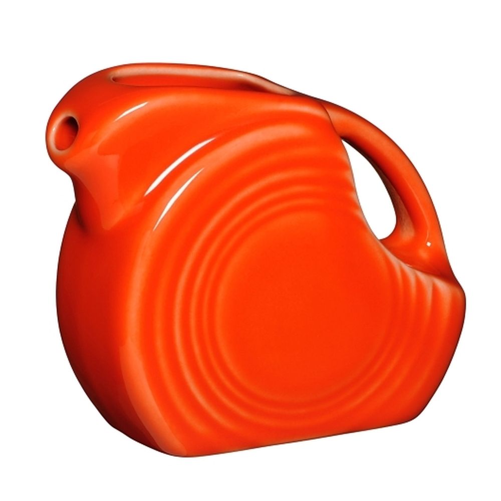 Fiesta 5 Ounce Poppy Mini Disk Pitcher, 4 Count
