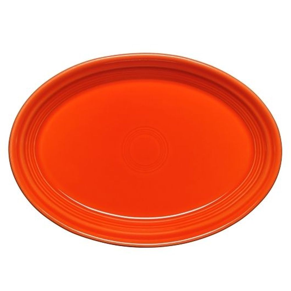 9.625 x 6.75 x 1.25 inch Poppy Small Oval Serving Platter
