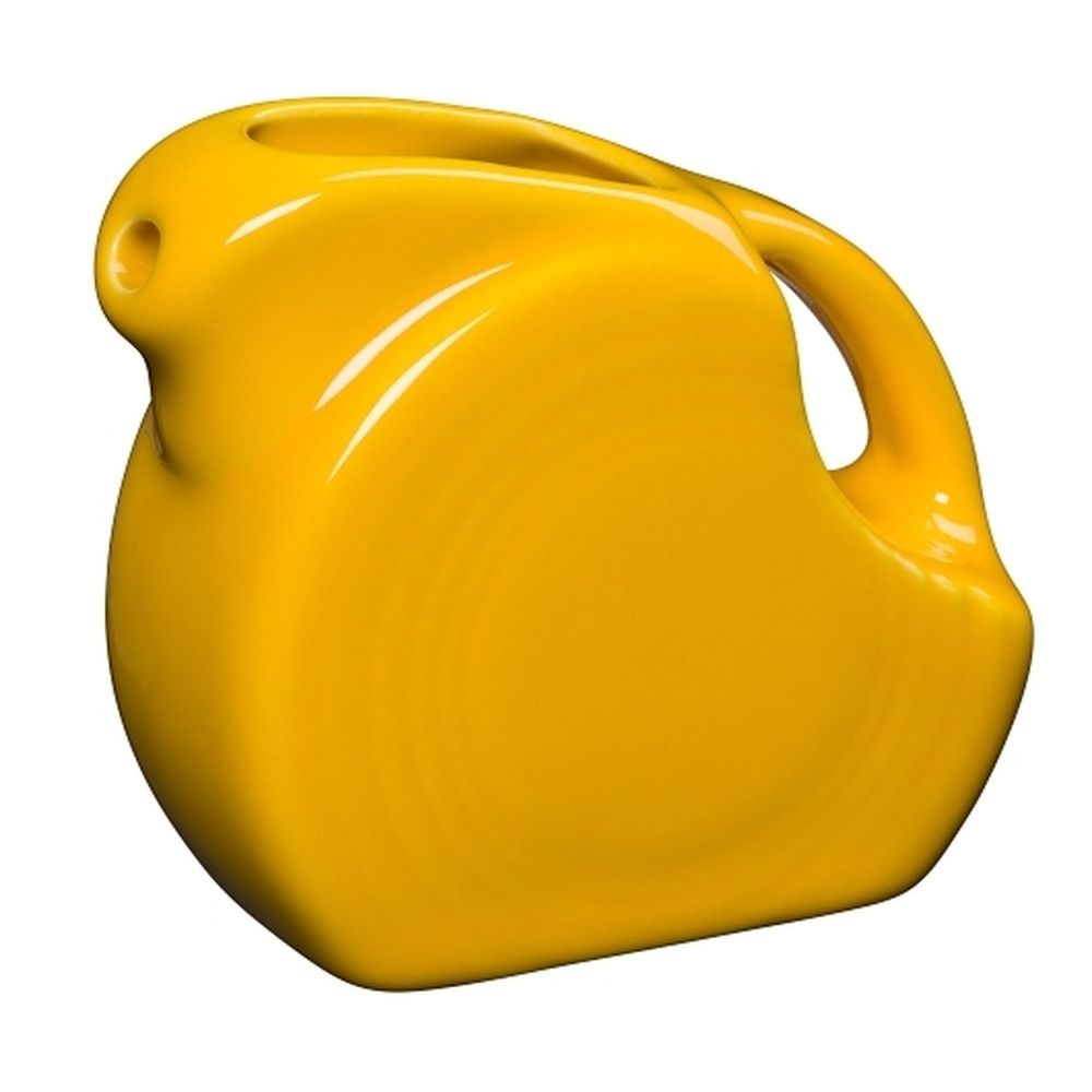 Fiesta 5 Ounce Daffodil Mini Disk Pitcher, 4 Count