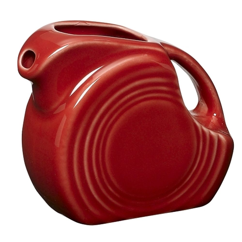 Fiesta 5 Ounce Scarlet Mini Disk Pitcher, 4 Count