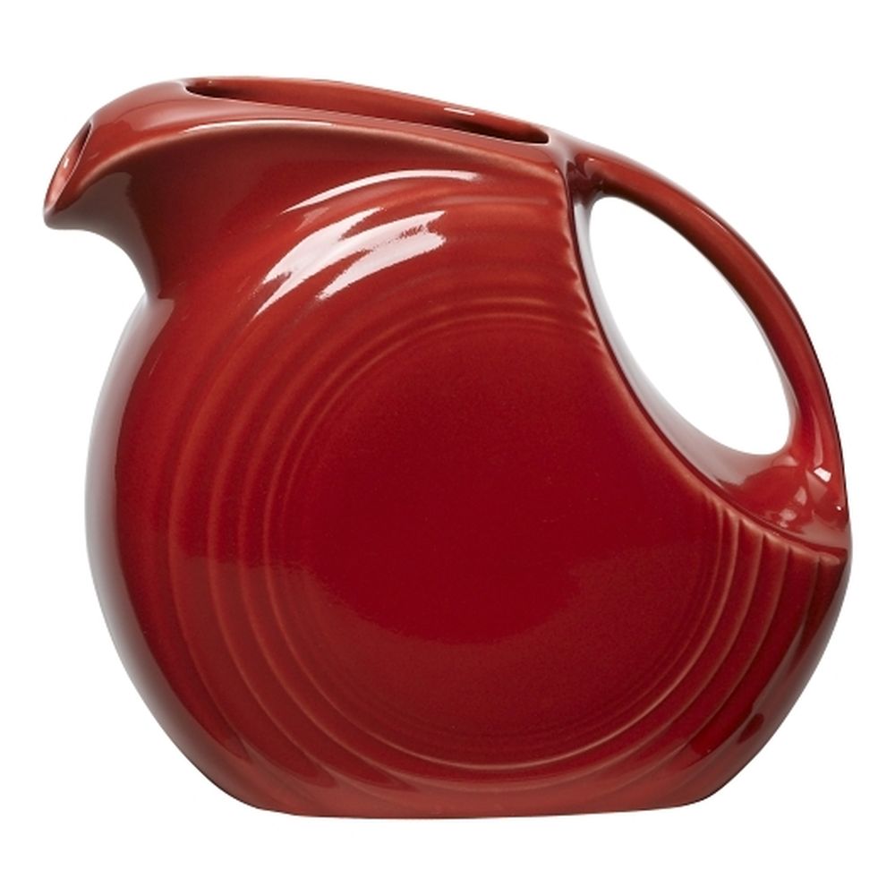 Fiesta 2 Quart Scarlet Large Disk Pitcher, 2 Count