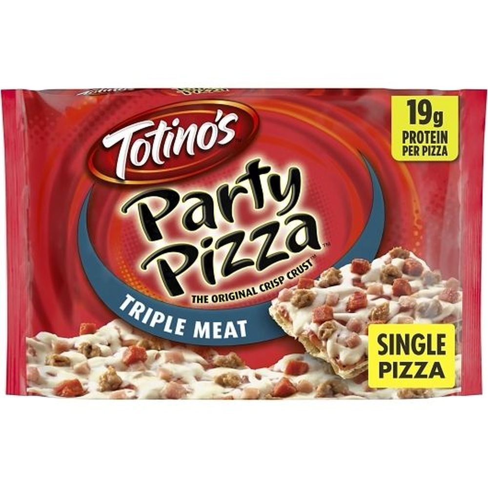 Totino's Triple Meat Party Pizza, 10.5 Ounce -- 14 Per Case