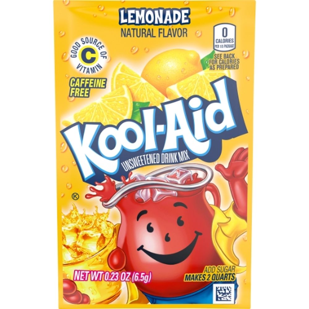 Kool-aid Lemonade Beverage, 0.23 Ounce -- 192 Per Case