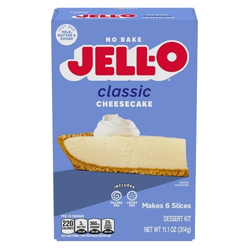 Jell-o Dessert No Bake Real Cheesecake Mix, 11.1 Ounce -- 6 Per Case