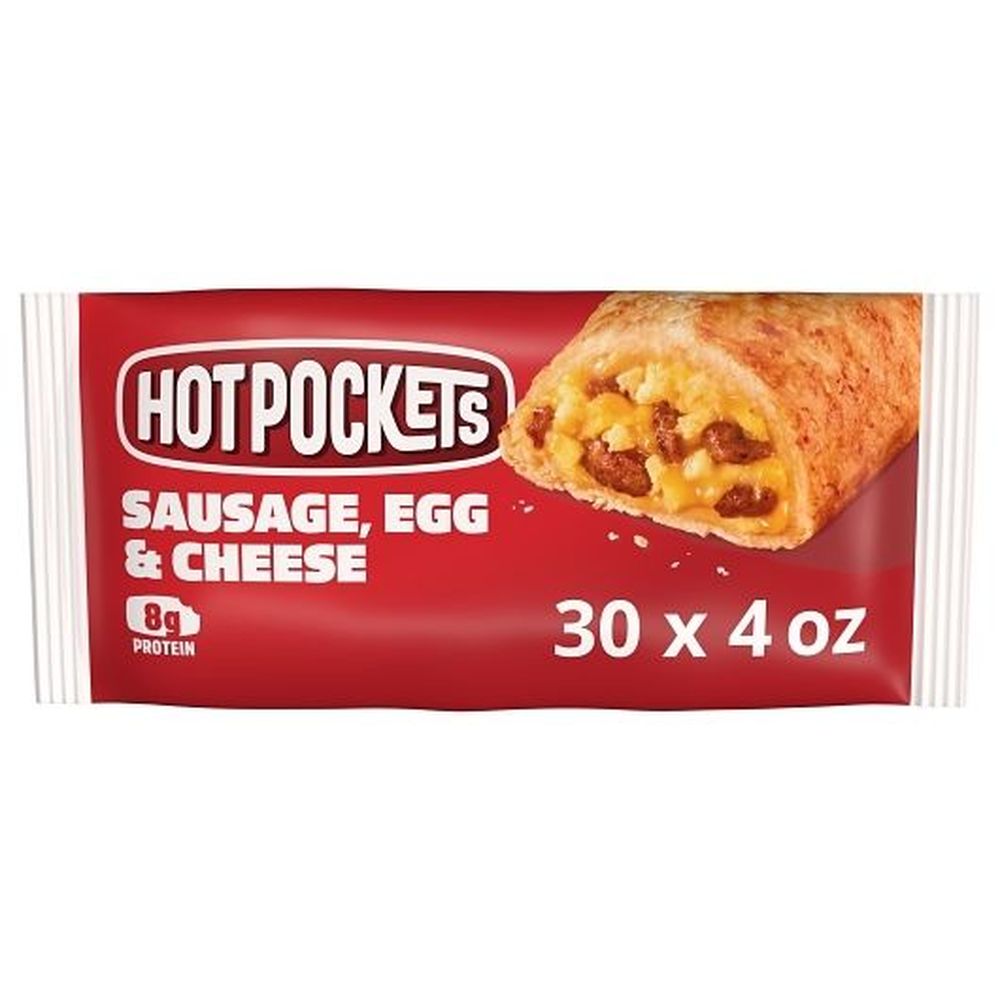 Hot Pockets Sausage Egg And Cheese Sandwich, 4 Ounce -- 30 Per Case