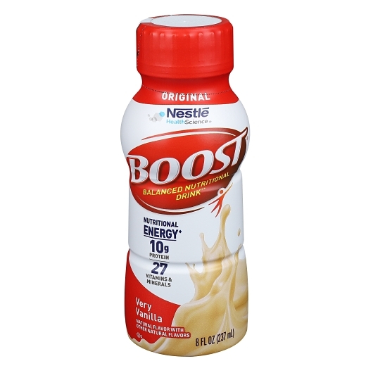 Boost Original Very Vanilla Adult Balanced Nutritional Drink, 8 Fluid Ounce -- 24 Per Case