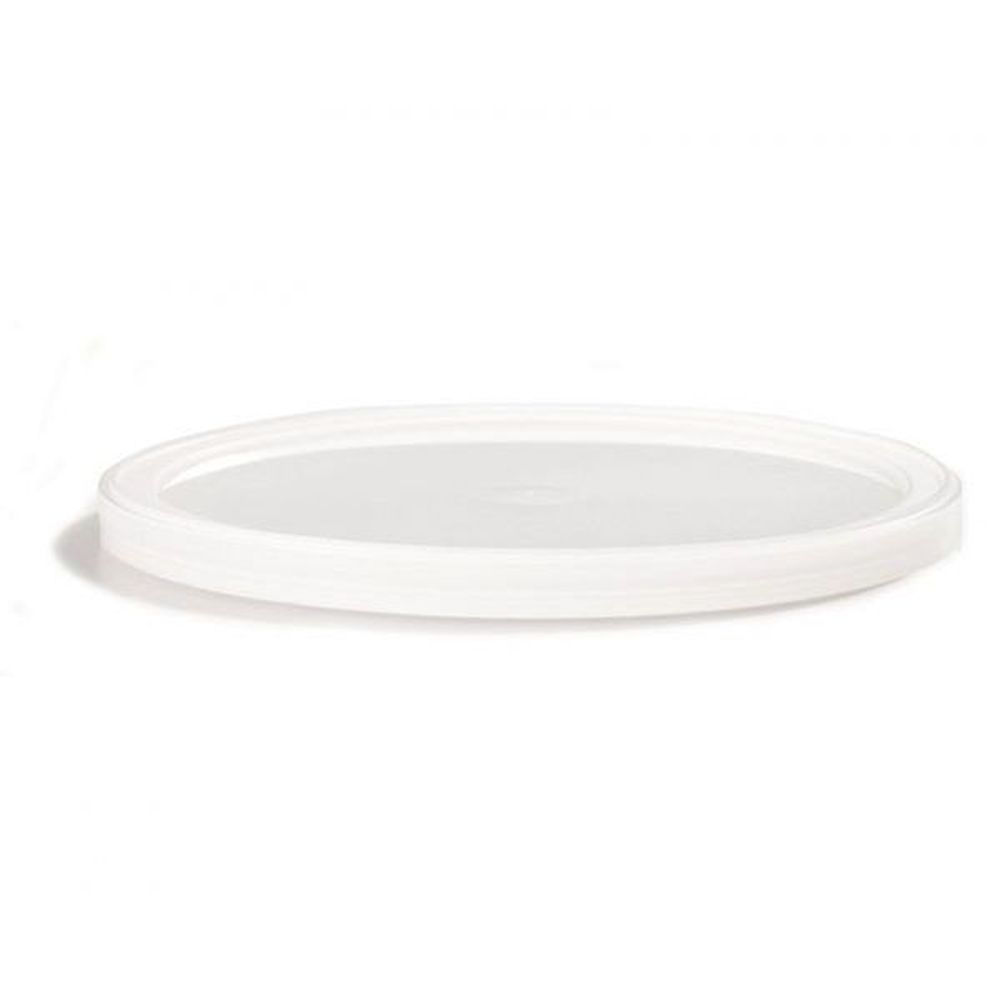 Placon Clear Homefresh Polyethylene Flush Lid, 4.61 X .28 Inch -- 500 Per Case