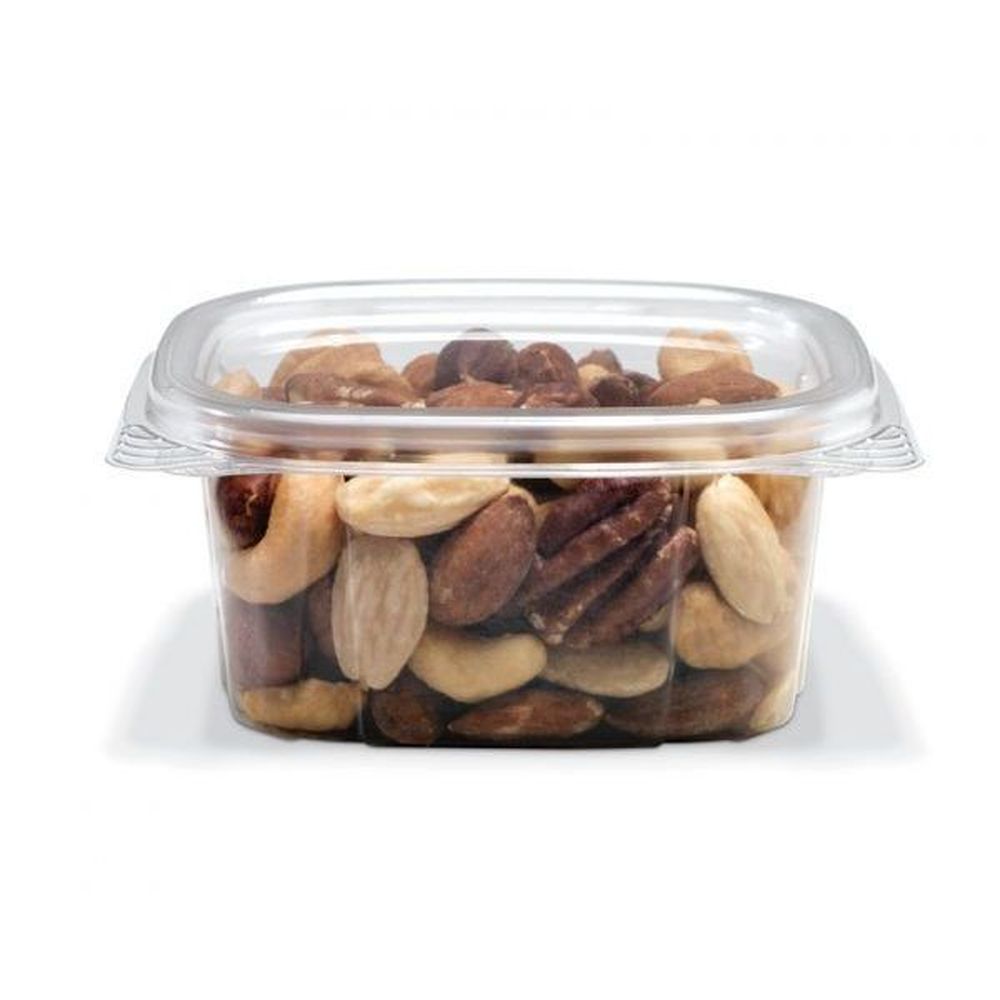Placon Envase Transparente De Pet Con Bisagra Crystal Seal, Capacidad De 6 Onzas -- 400 Por Caja