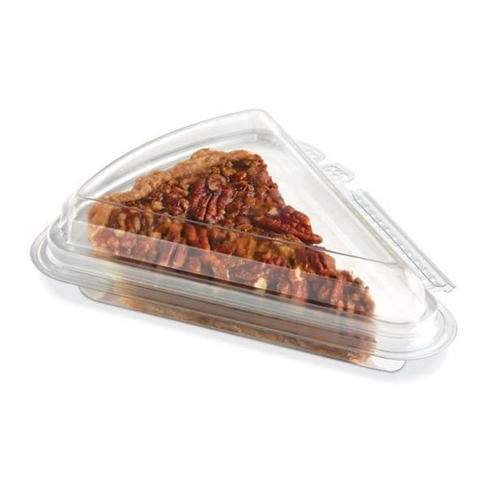 Placon Clear Pet Refresh Hinged Wedge Container, 6.9 X 5.9 X 2.03 Inch -- 200 Per Case
