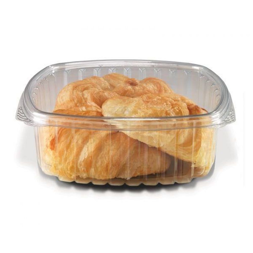 Placon Clear Pet Crystal Seal Hinged Container, 48 Ounce Capacity -- 200 Per Case