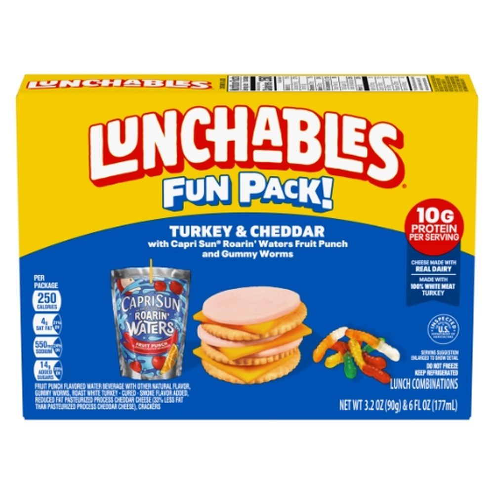 Lunchables Turkey And Cheddar Cracker Stackers Lunch Combination, 0.575 Pound -- 8 Per Case