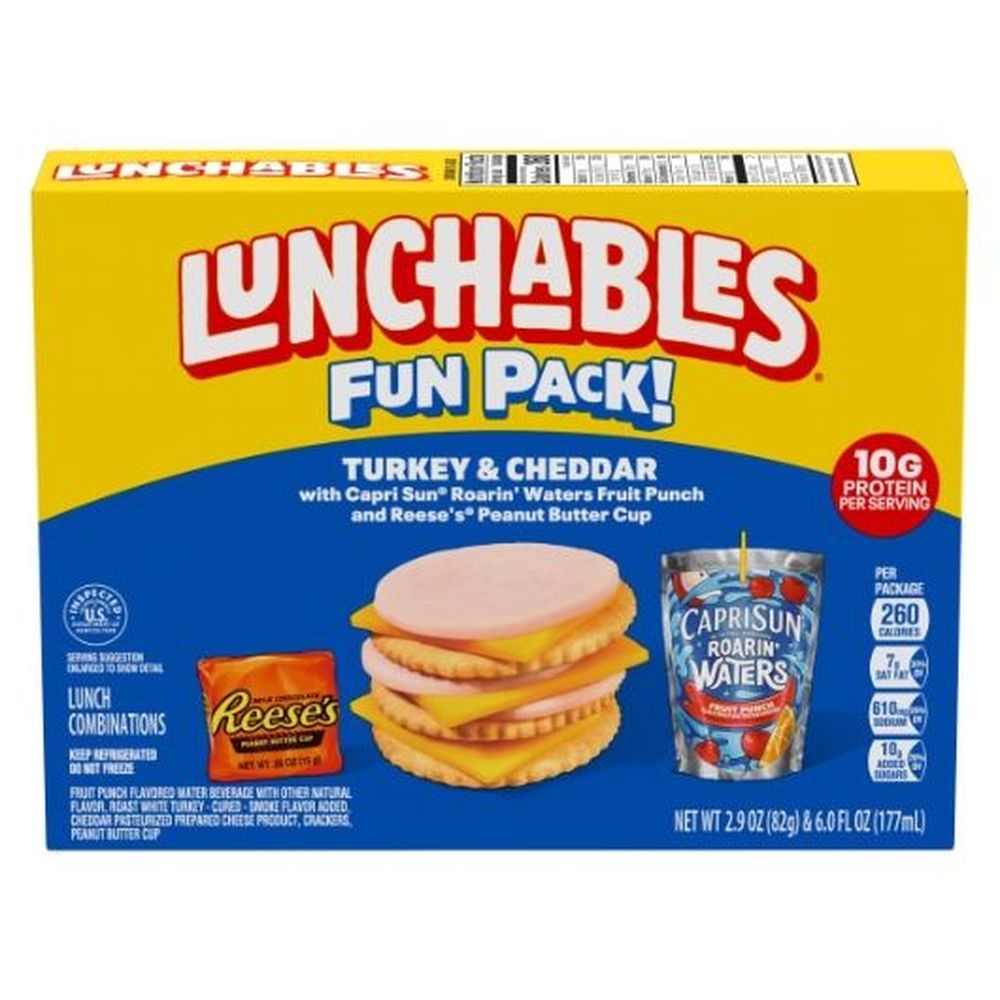 Lunchables Turkey And Cheddar Cheese Convenience Meal, 8.9 Ounce -- 8 Per Case