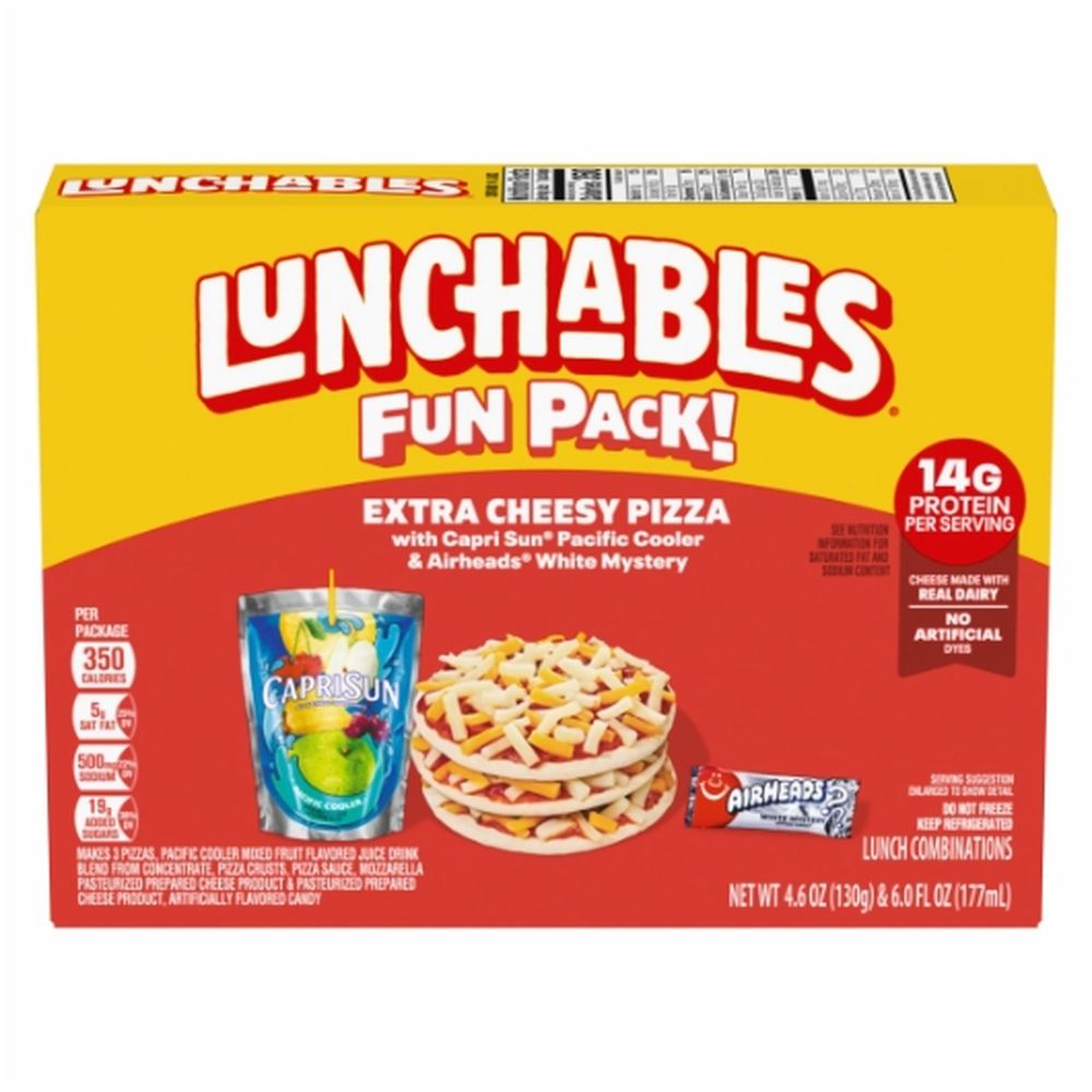Lunchables Cheese Pizza With Capri Sun Convenience Meal, 10.6 Ounce -- 8 Per Case