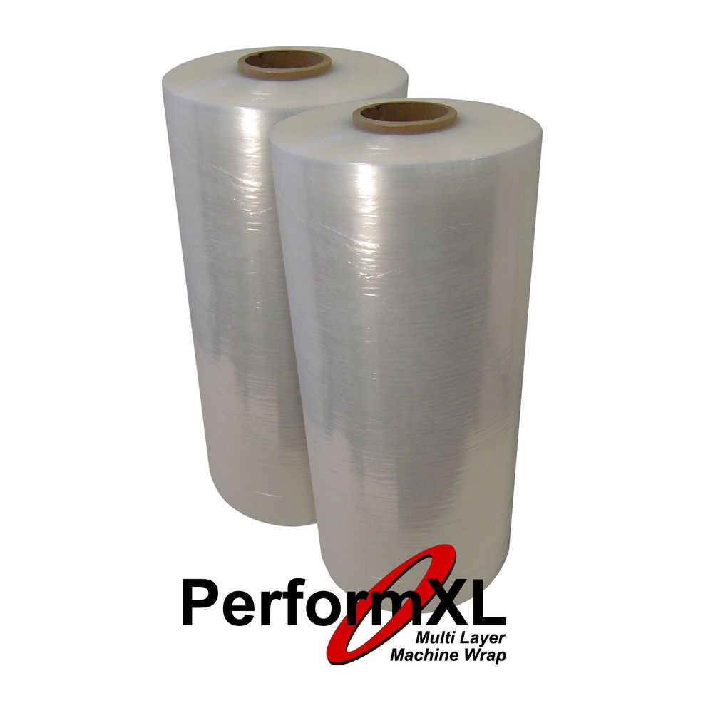 Western Plastics Clear Perform Xl 50 Gauge Machine Stretch Film Roll, 20 Inch X 9000 Feet -- 40 Per Case
