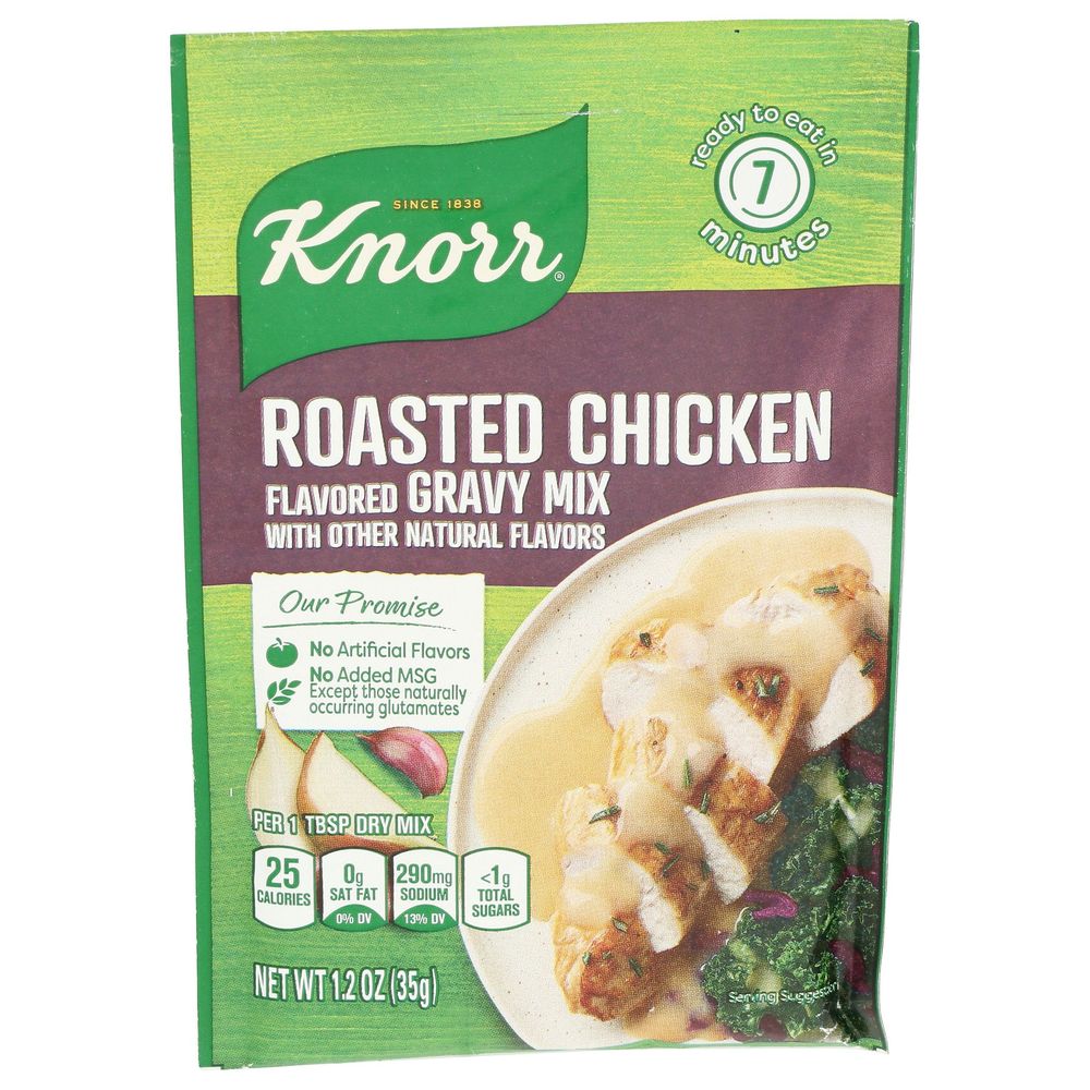 Knorr Roasted Chicken Flavored Gravy Mix, 1.2 Ounce -- 24 Per Case