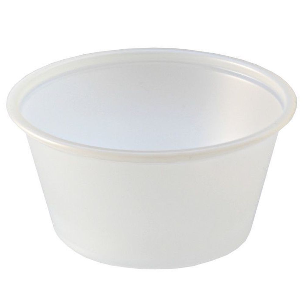 Translucent Plastic Portion Cup
