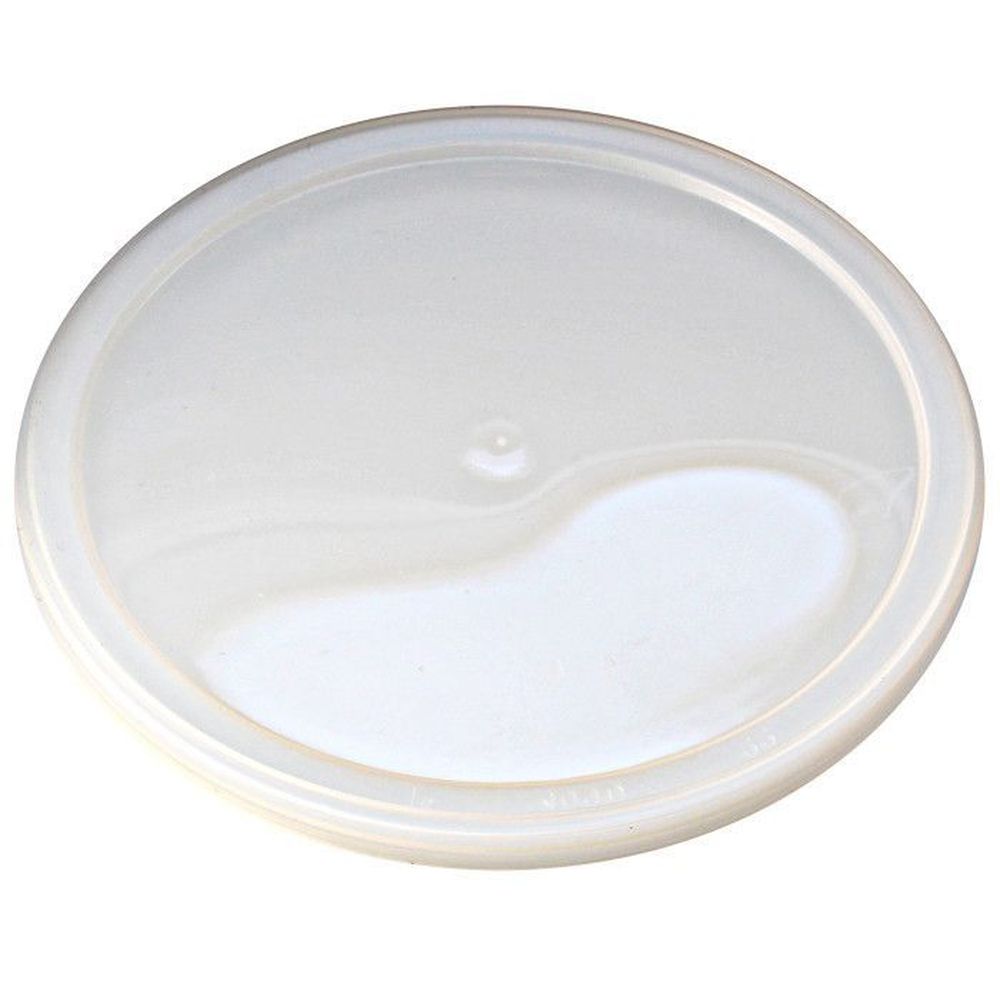 Pro-Kal Polyethylene Flush Fill Round Deli Lid for Deli Container