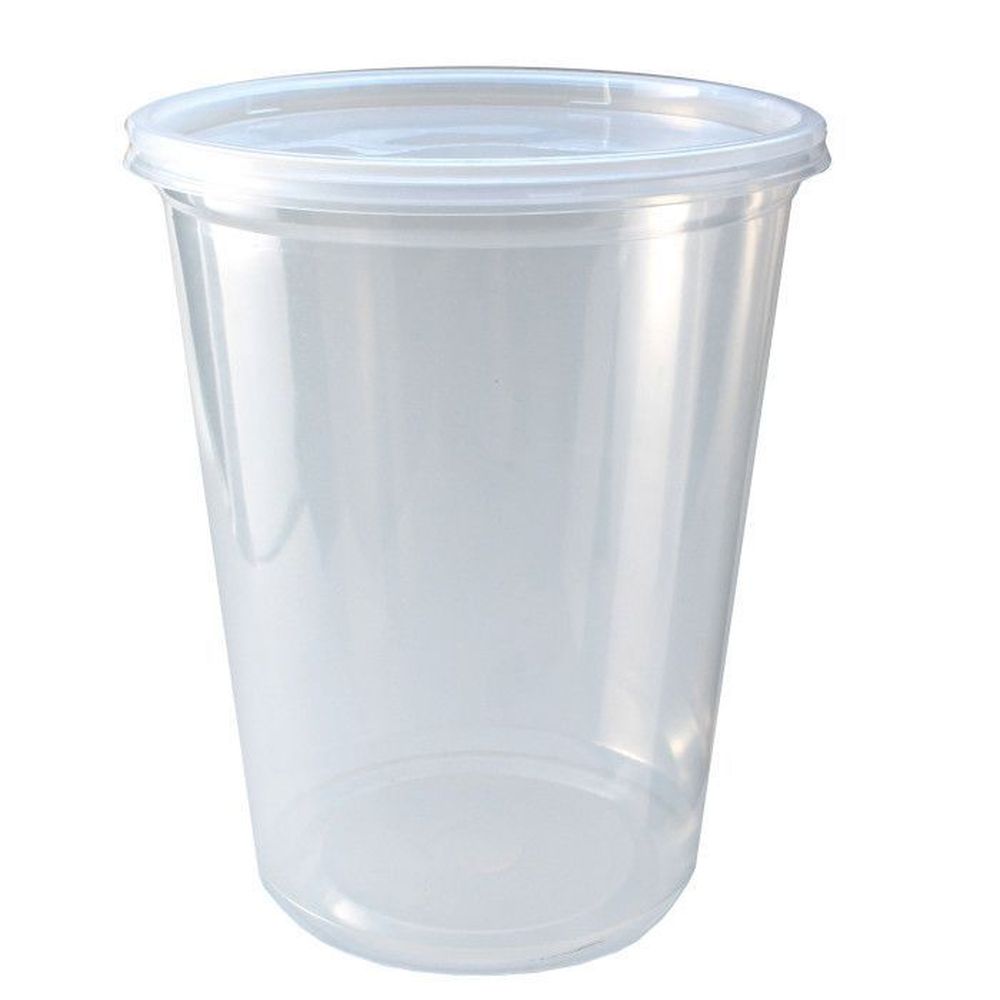 Pro-Kal Clear Polypropylene Round Deli Container and Lid