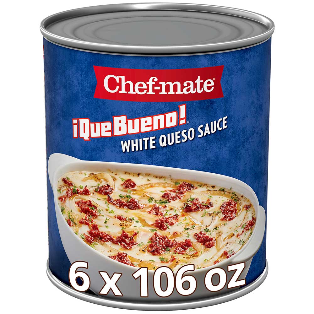 Chef-mate Que Bueno White Queso Sauce, 106 Ounce -- 6 Per Case
