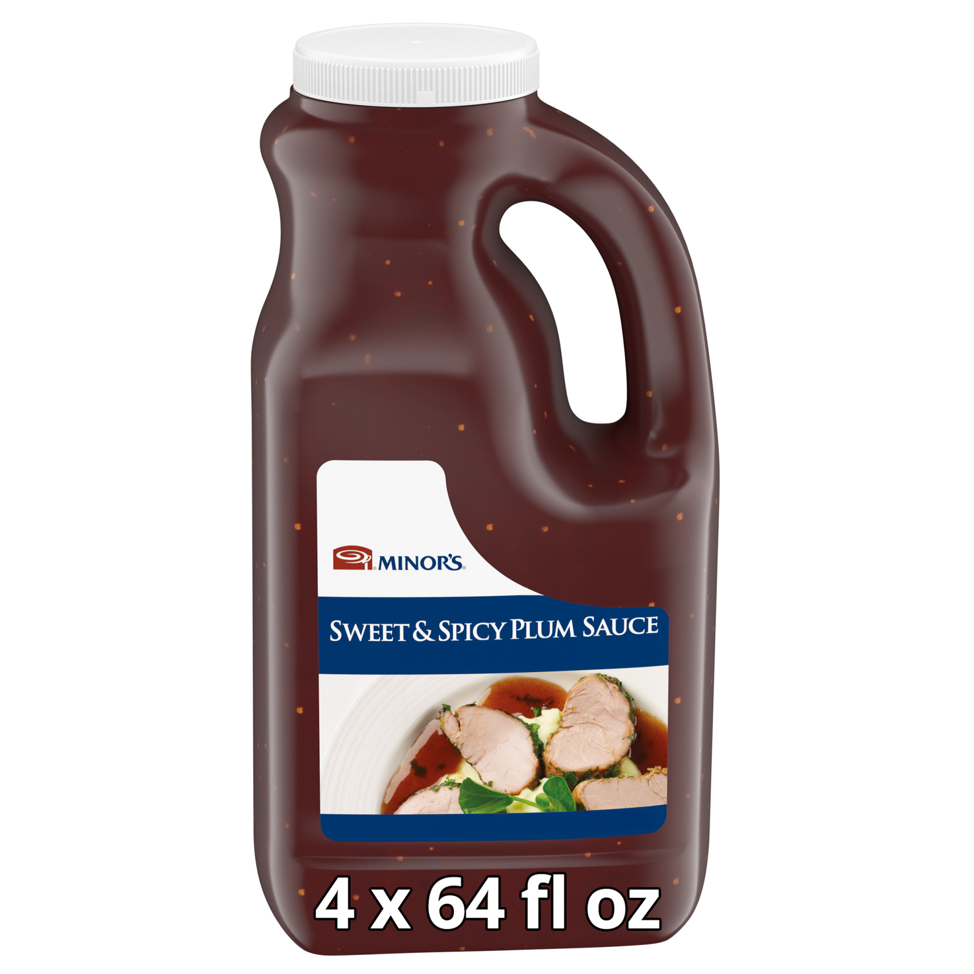 Minor's Ready To Use Minor Sweet And Spicy Plum Sauce, 0.5 Gallon -- 4 Per Case