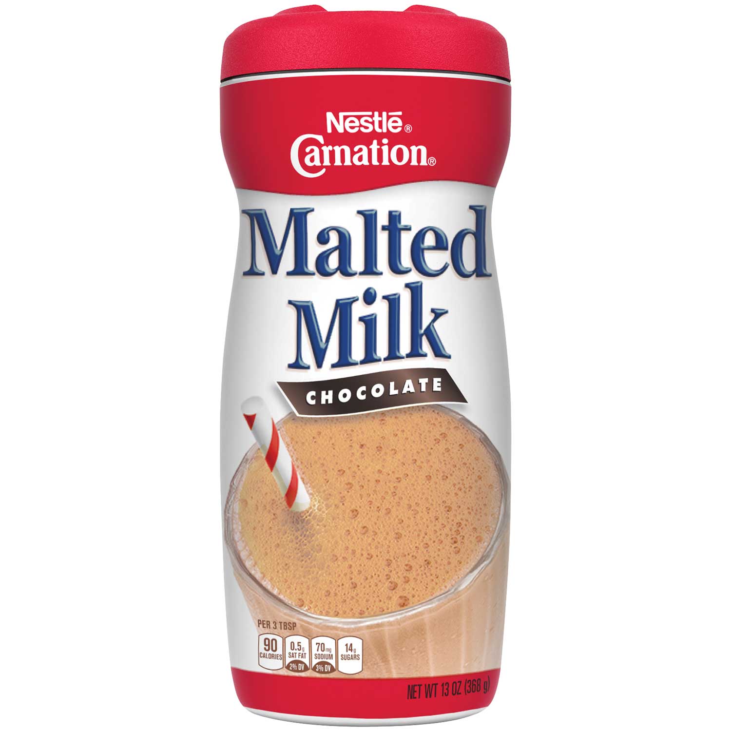 Carnation Chocolate Malted Milk Mix, 13 Ounce -- 6 Per Case