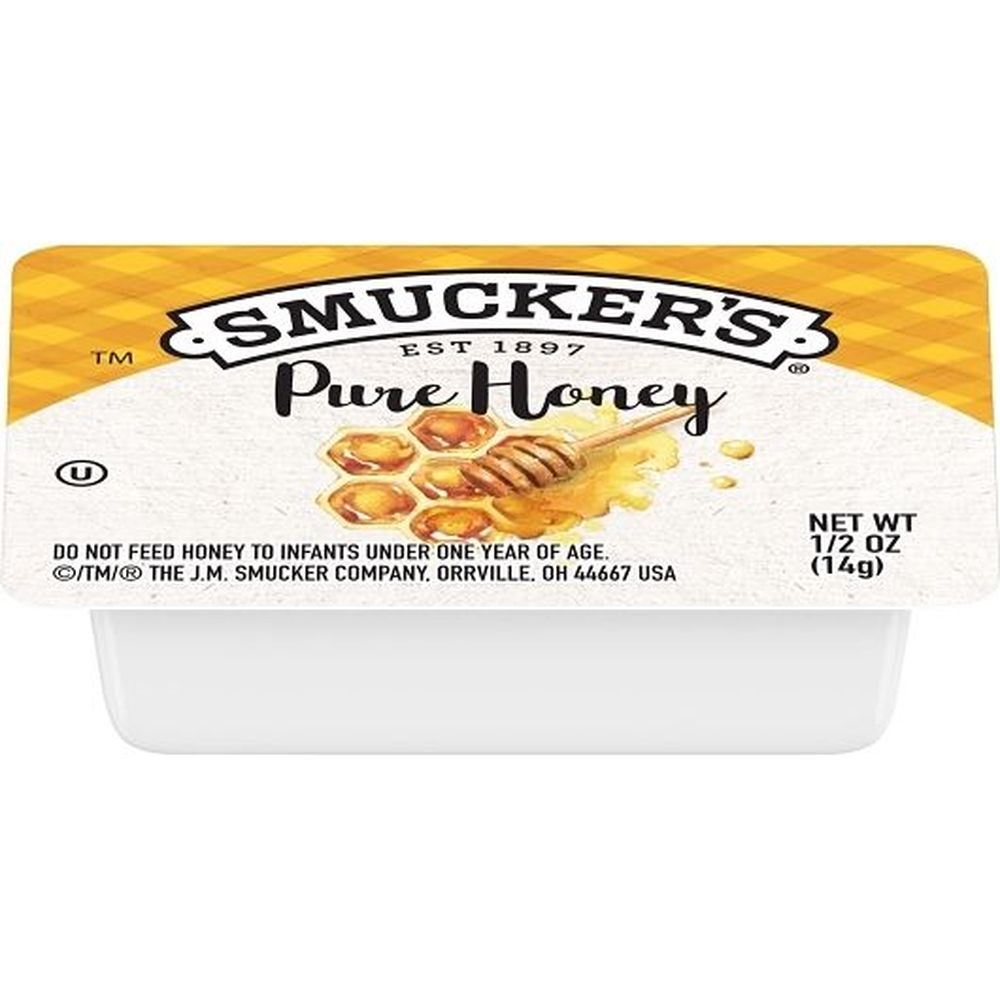 Smucker's Pure Honey, 0.5 Ounce -- 200 Per Case