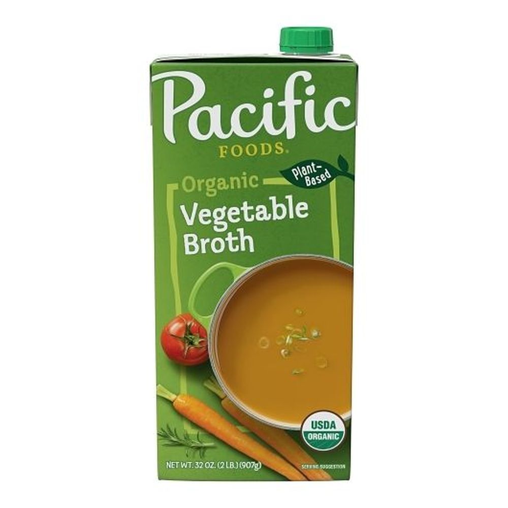 Pacific Foods Organic Vegetable Broth, 32 Fluid Ounce -- 12 Per Case
