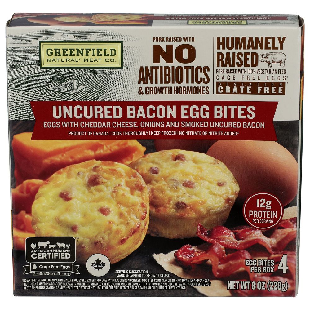 Uncured Bacon and Egg Bites