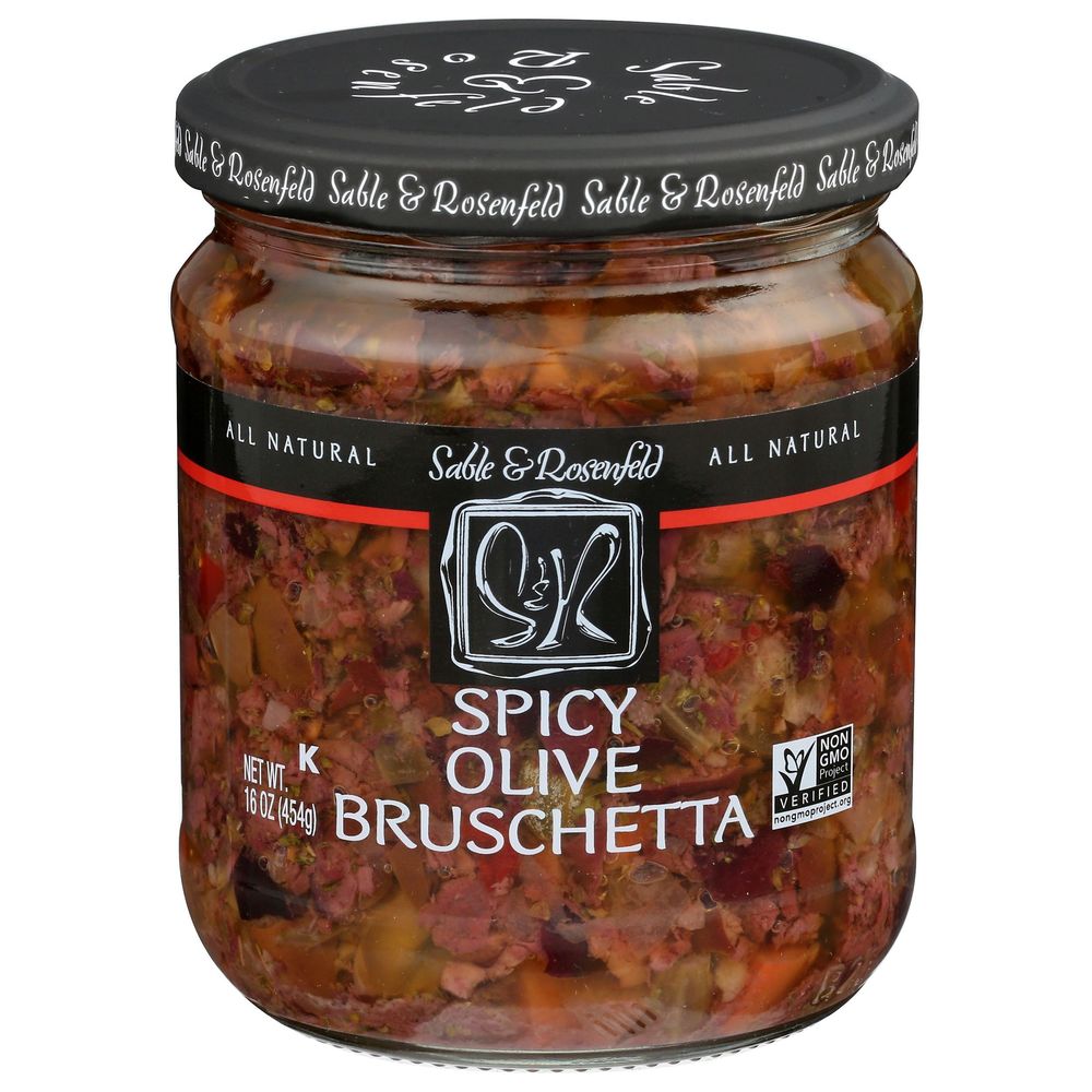 Sable And Rosenfeld Spicy Olive Bruschetta, 16 Ounce -- 6 Per Case