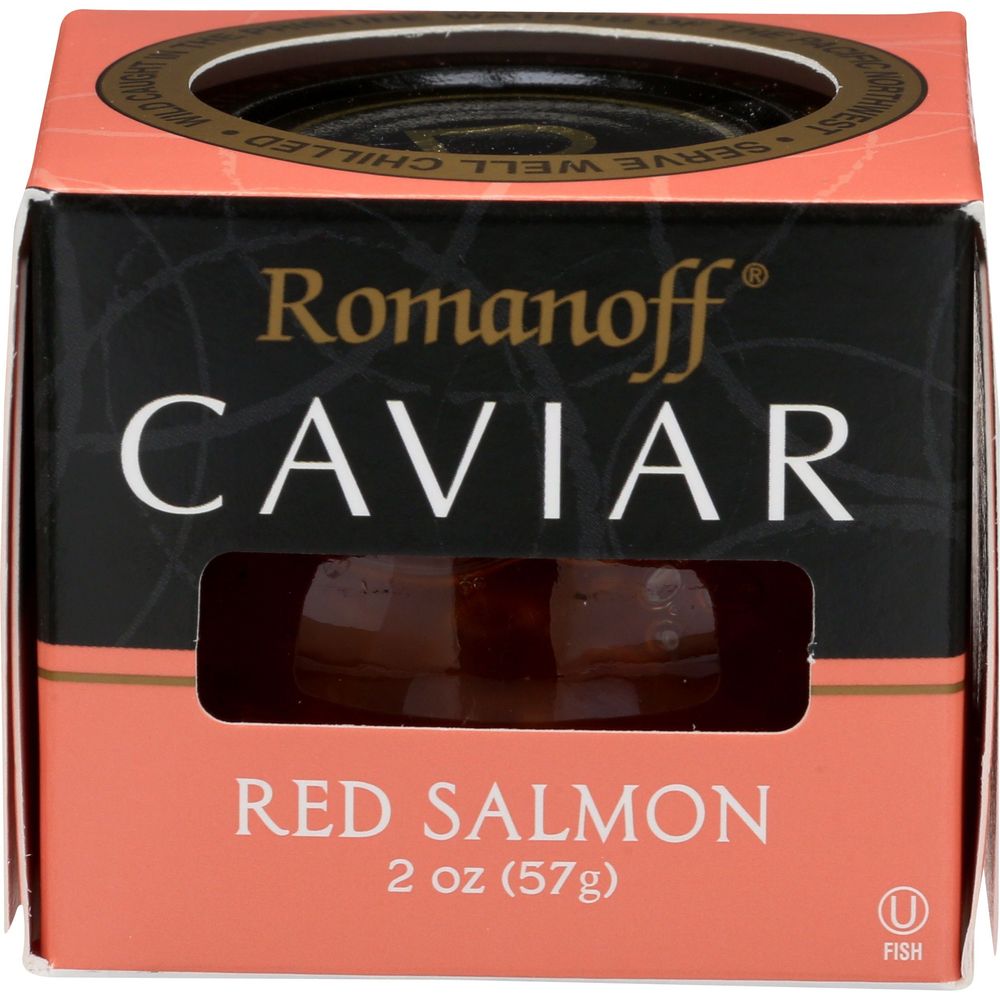 Romanoff Caviar Red Salmon Red Salmon, 2 Ounce -- 6 Per Case
