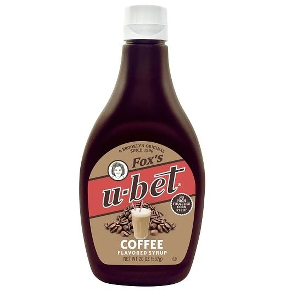 Foxs U-bet Coffee Flavored Syrup, 20 Ounce -- 12 Per Case