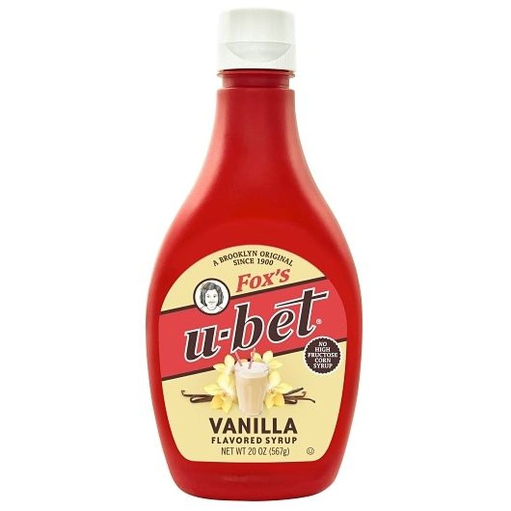 Foxs U-bet Vanilla Flavored Syrup, 20 Ounce -- 12 Per Case