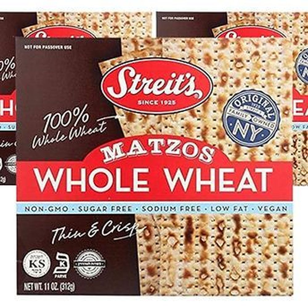 Streit's Whole Wheat Matzo, 11 Ounce -- 12 Per Case